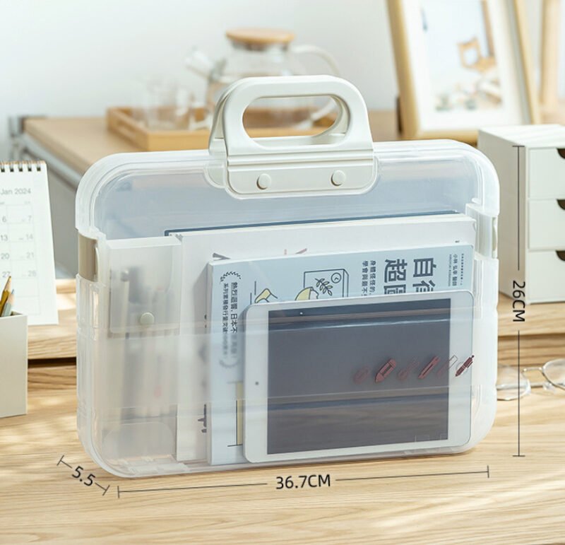 Portable Plastic File Bag - Image 7