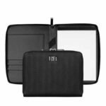 Hugo Boss - Conference folder A5 Herringbone Black