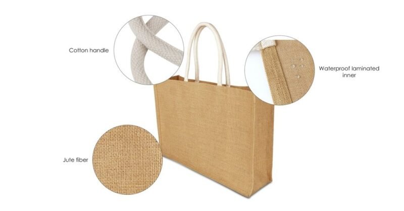Jute Tote Bag (8oz) - Image 4