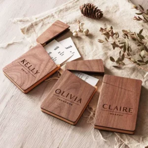 Wooden Card Holder