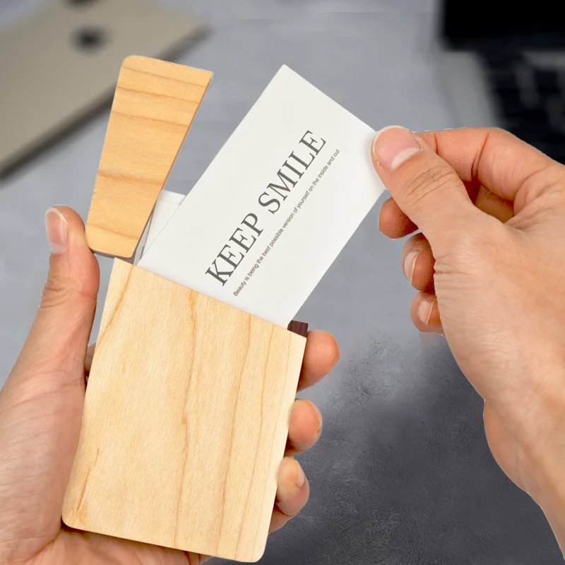 Wooden Card Holder - Image 2