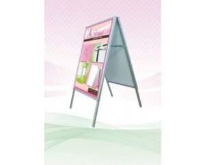 A-Stand Silver Indoors
