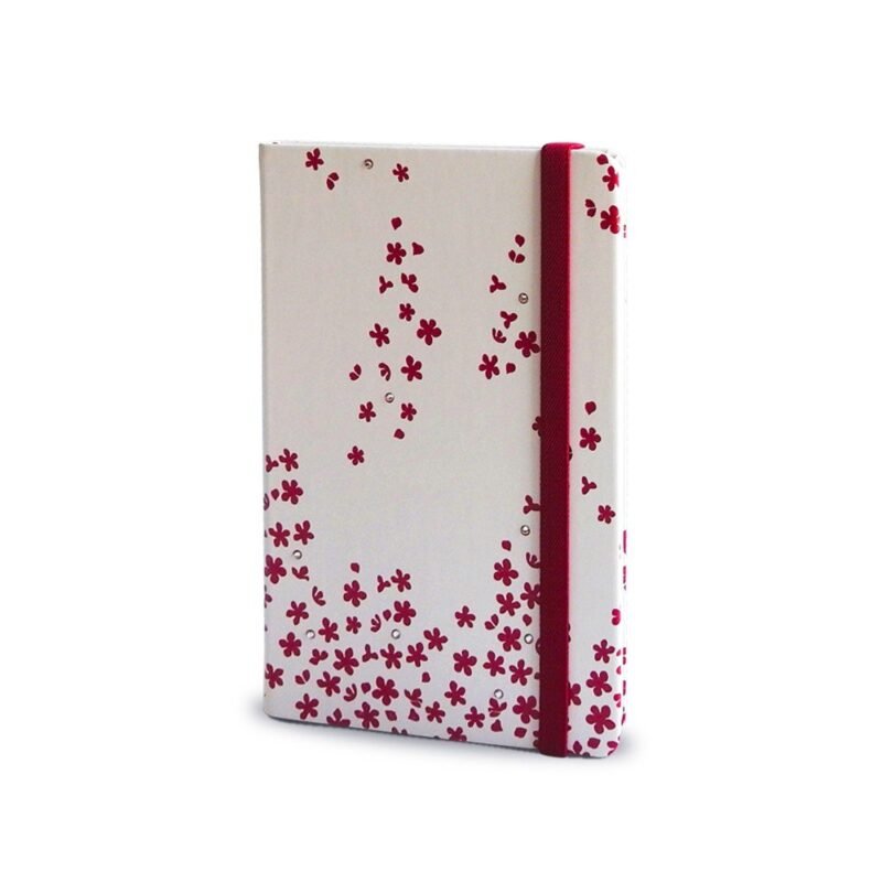 Flower Shower - Crimson White with Swarovski®