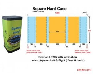 POP UP ACCESSORIES - Square Hard Case