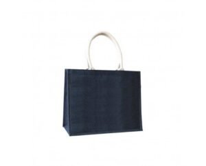 Jute With Canvas Front Pocket