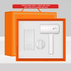 Xiaomi power bank + xiaomi hair dryer