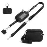 Multipurpose Detachable Card Holder Wrist Bag Pouch